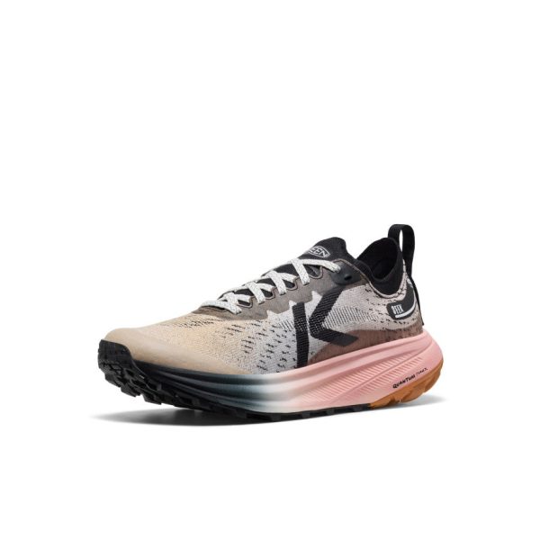 Women's Seek Trail Running Shoe  |  Black/Sunset Sand - Image 3