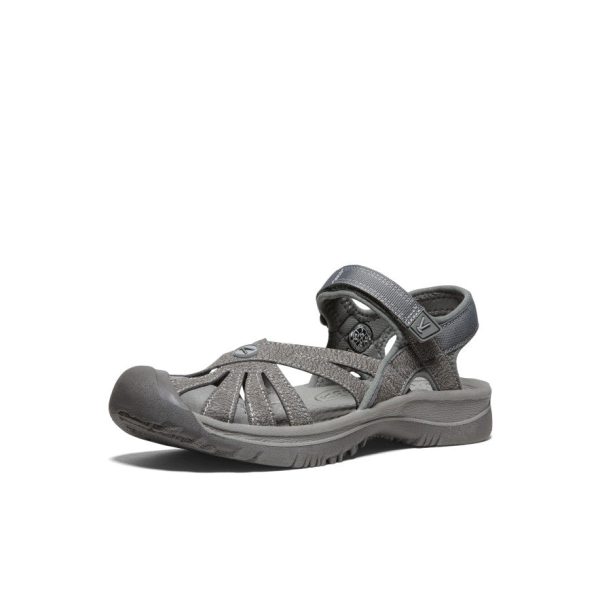 Women's Rose Sandal  |  Gargoyle/Raven - Image 3