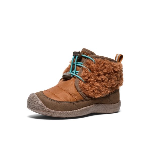 Little Kids' Howser II Waterproof Chukka  |  Roasted Pecan/Dark Earth - Image 3