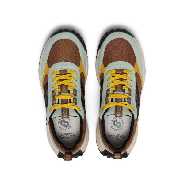 Women's KS86 Sneaker  |  Bison/Iceberg Green - Image 7