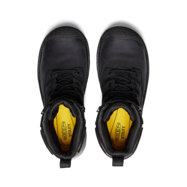 Men's Camden 6 Waterproof Boot (Carbon Toe)  |  Black/Black - Image 4