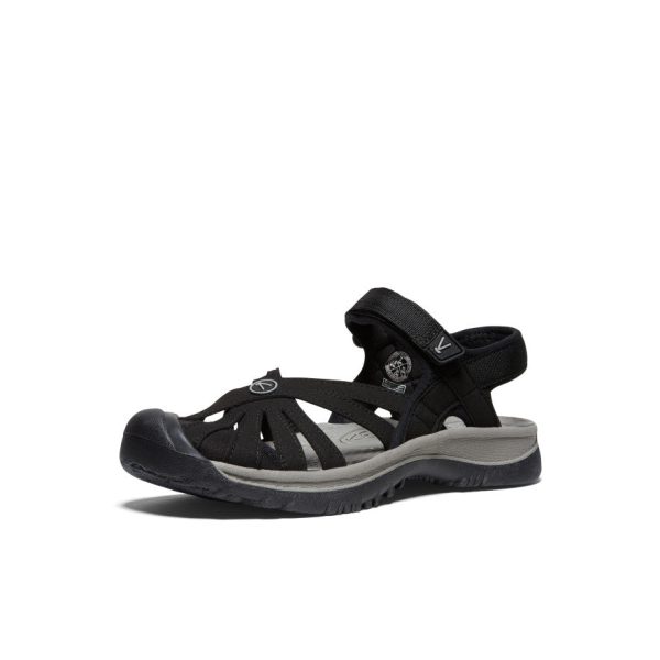 Women's Rose Sandal  |  Black/Neutral Gray - Image 3