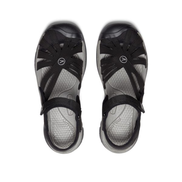 Women's Rose Sandal  |  Black/Neutral Gray - Image 4