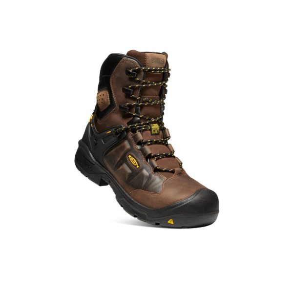 Men's Dover 8 Insulated Waterproof Boot (Carbon Toe)  |  Dark Earth/Black - Image 3