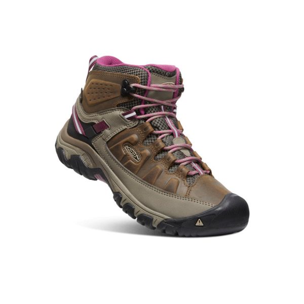 Women's Targhee III Waterproof Mid  |  Weiss/Boysenberry - Image 2