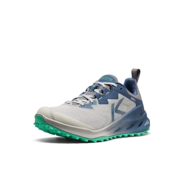 Women's Zionic NXT Waterproof Hiking Shoe  |  Vapor/Ballad Blue - Image 2