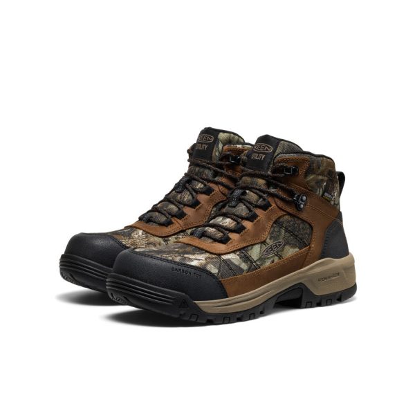 Men's Skokie Waterproof Work Boot (Carbon Toe)  |  Camo/Black - Image 2