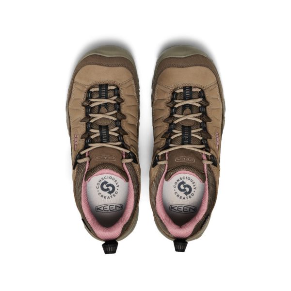 Women's Targhee IV Waterproof Hiking Shoe  |  Brindle/Nostalgia Rose - Image 4