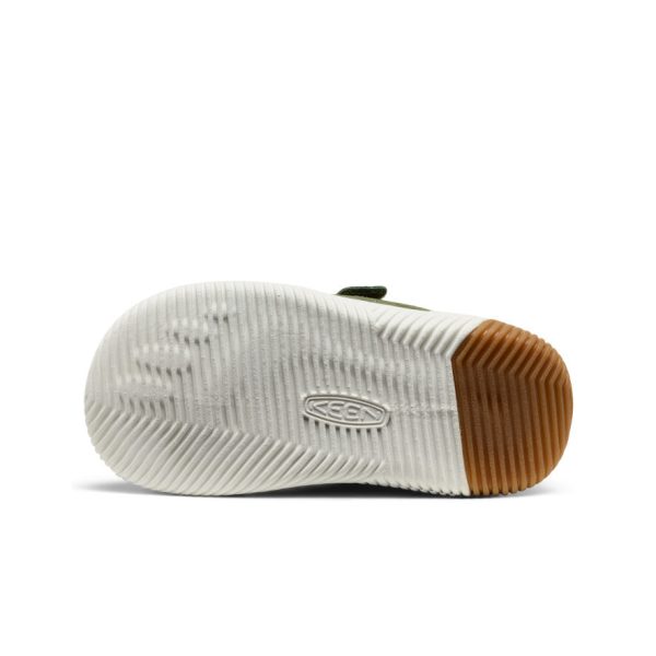 Little Kids' KNX T-Toe Sneaker  |  Bronze Green/Star White - Image 6