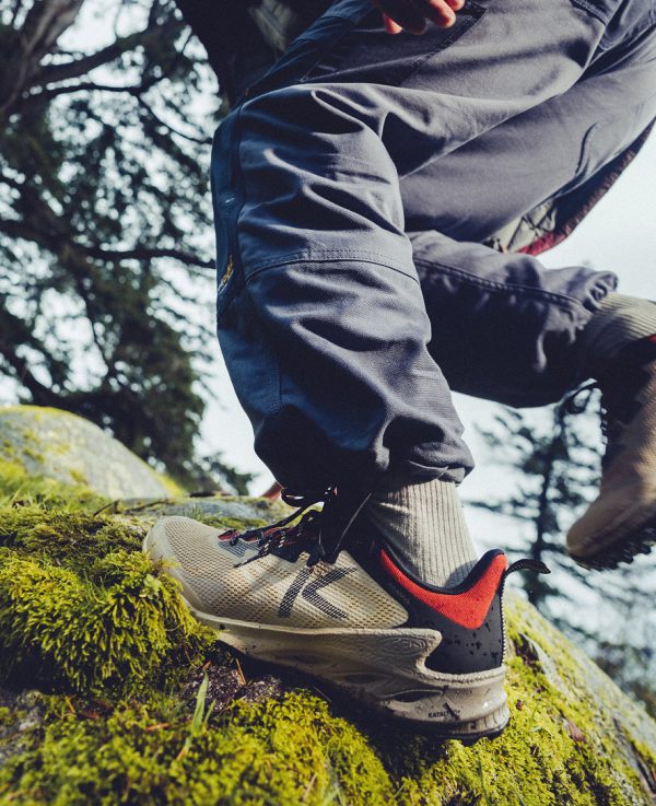 Men's Zionic NXT Waterproof Hiking Shoe  |  Safari/Red Ochre - Image 8