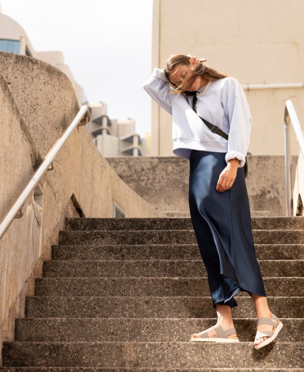 Women's Elle Backstrap Sandal  |  Faded Denim/Skyway - Image 9