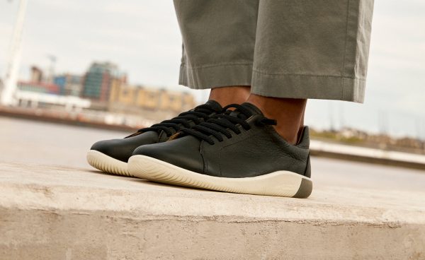 Women's KNX Leather Sneaker  |  Black/Star White - Image 9