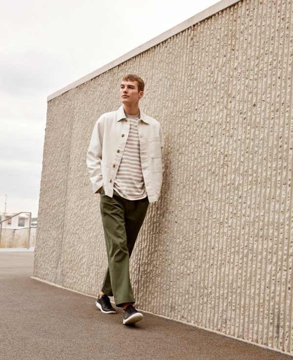 Men's KNX Leather Sneaker  |  Star White/Star White - Image 8