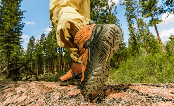 Men's Targhee IV Wide Waterproof Hiking Boot  |  Bison/Black - Image 7