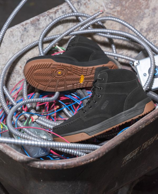 Men's Gibson Boot (Soft Toe)  |  Black/Gum - Image 9