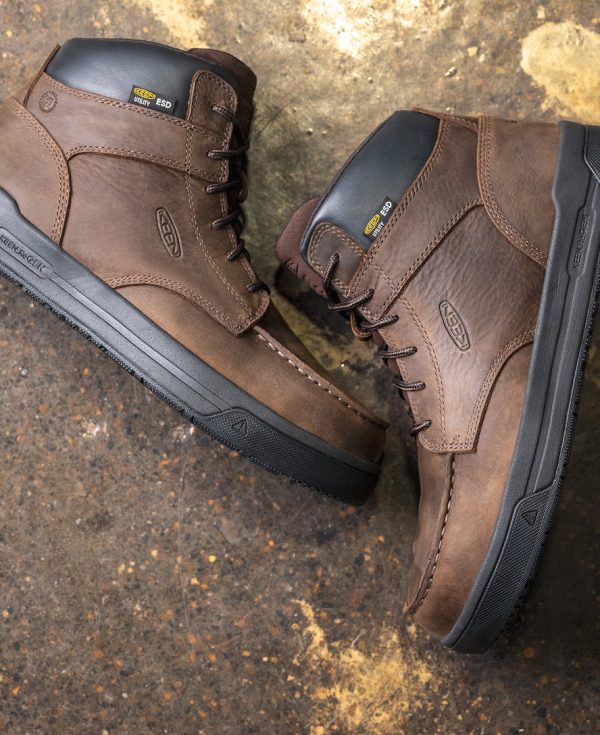 Men's Gibson ESD Boot (Carbon Toe)  |  Cascade Brown/Black - Image 9