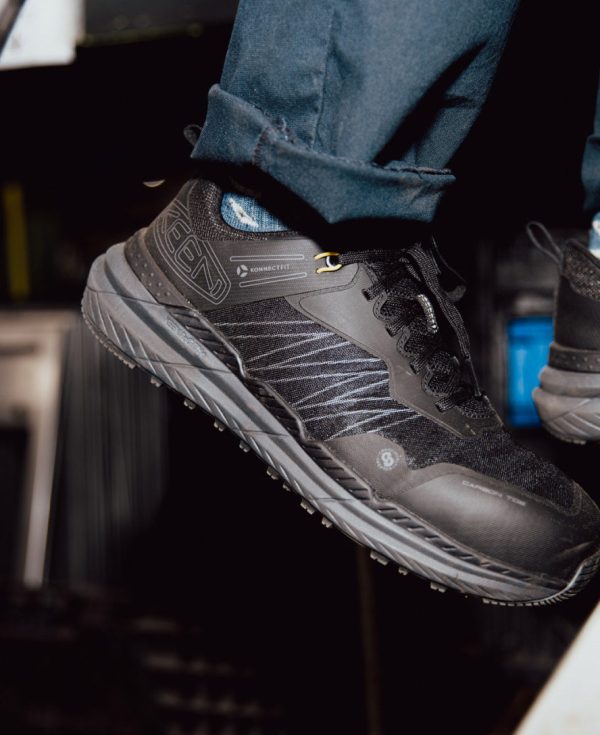 Men's Speedworks Work Sneaker (Carbon Toe)  |  Black/Steel Grey - Image 9