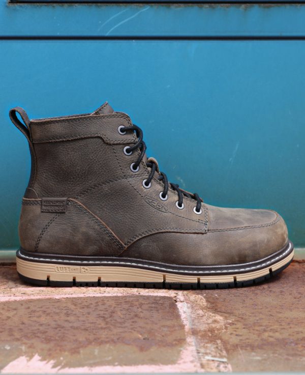 Men's San Jose 6 Waterproof Boot (Aluminum Toe)  |  Cascade Brown/Black - Image 8