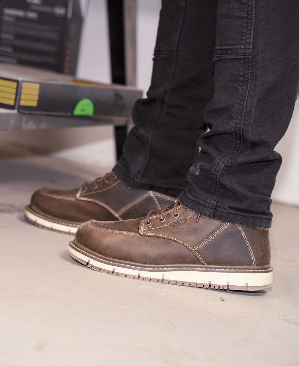 Women's San Jose 6 Waterproof Boot (Aluminum Toe)  |  Cascade Brown/Gum - Image 8