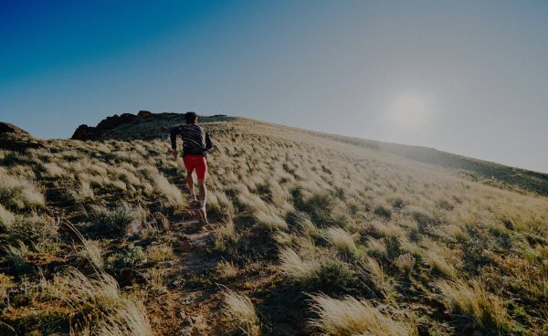 Men's Seek Trail Running Shoe  |  Grenadine/Ocean Depths - Image 7