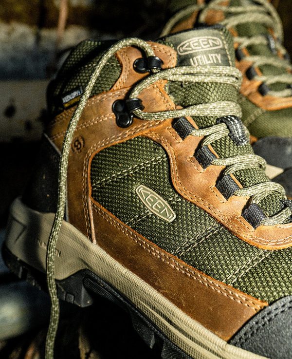 Men's Skokie Waterproof Work Boot (Soft Toe)  |  Forest Night/Black - Image 9