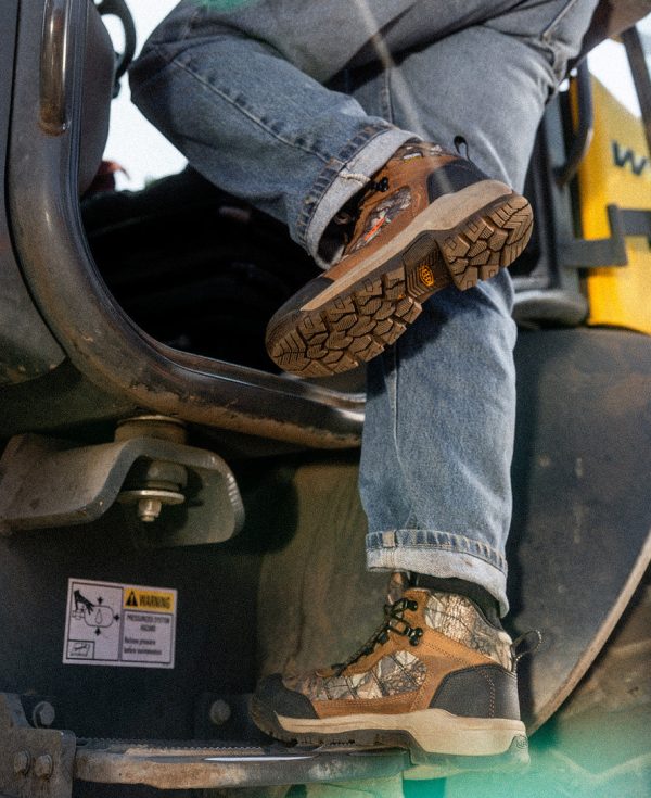 Men's Skokie Waterproof Work Boot (Soft Toe)  |  Camo/Black - Image 8