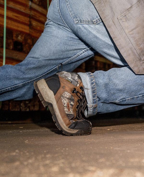 Men's Skokie Waterproof Work Boot (Soft Toe)  |  Camo/Black - Image 9