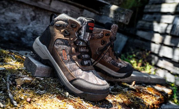 Women's Skokie Waterproof Work Boot (Soft Toe)  |  Camo/Black - Image 7