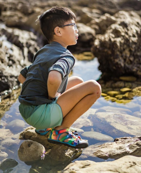 Big Kids' Seacamp II CNX  |  Vivid Blue/Original Tie Dye - Image 8