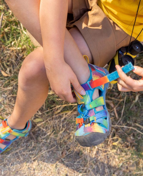 Little Kids' Seacamp II CNX  |  Vivid Blue/Original Tie Dye - Image 9