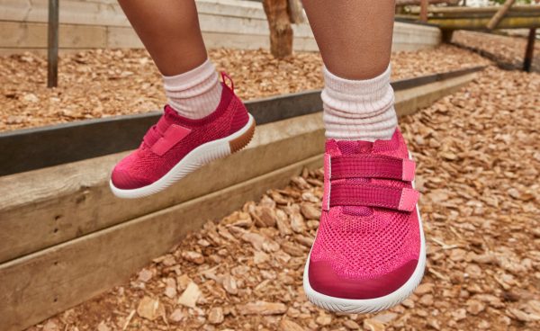 Little Kids' KNX Knit Double Strap  |  Beaujolais/Raspberry - Image 7