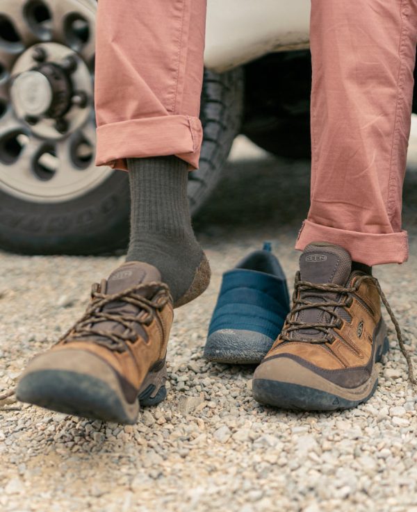 Men's Circadia Waterproof Shoe  |  Shitake/Brindle - Image 7