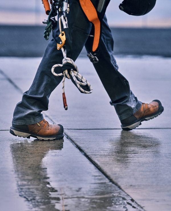Men's CSA Camden 6 Waterproof Boot (Carbon Toe)  |  Dark Earth/Black - Image 9