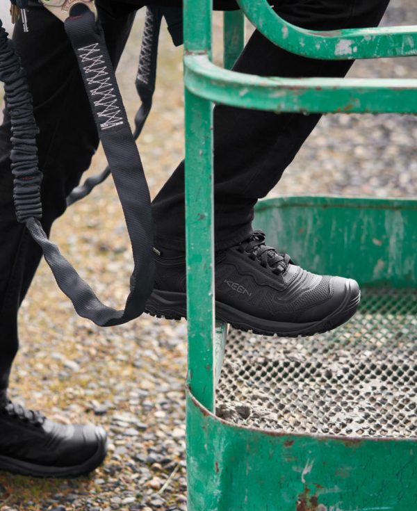 Men's Reno Waterproof Mid (Soft Toe)  |  Black/Black - Image 8