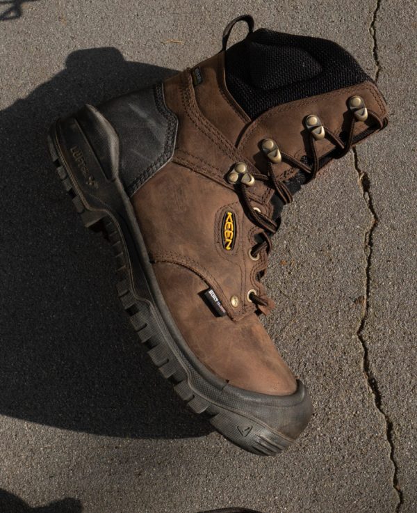 Men's Independence 8 Waterproof Boot (Carbon Toe)  |  Dark Earth/Black - Image 8