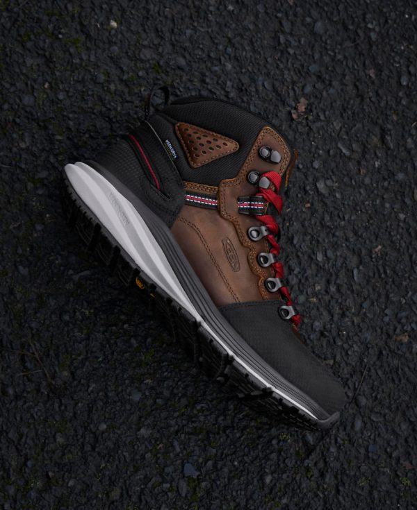 Men's Red Hook Waterproof Boot (Carbon Toe)  |  Tobacco/Black - Image 8
