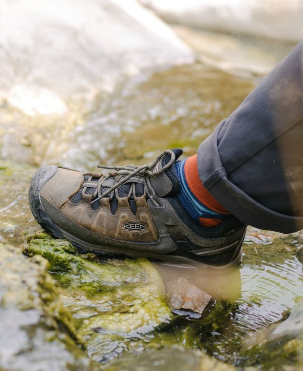 Men's Targhee III Waterproof  |  Black Olive/Golden Brown - Image 9