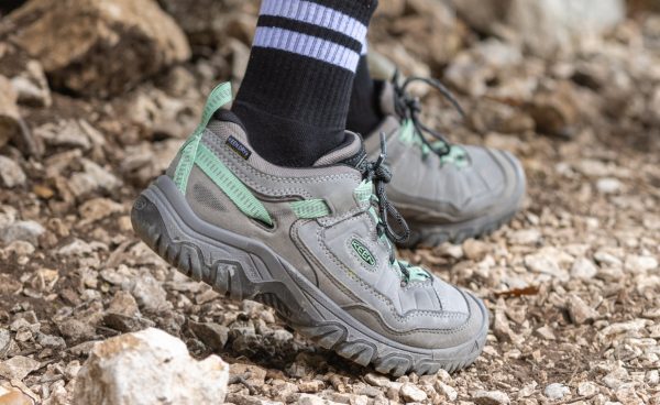 Women's Targhee IV Waterproof Hiking Shoe  |  Brindle/Nostalgia Rose - Image 7
