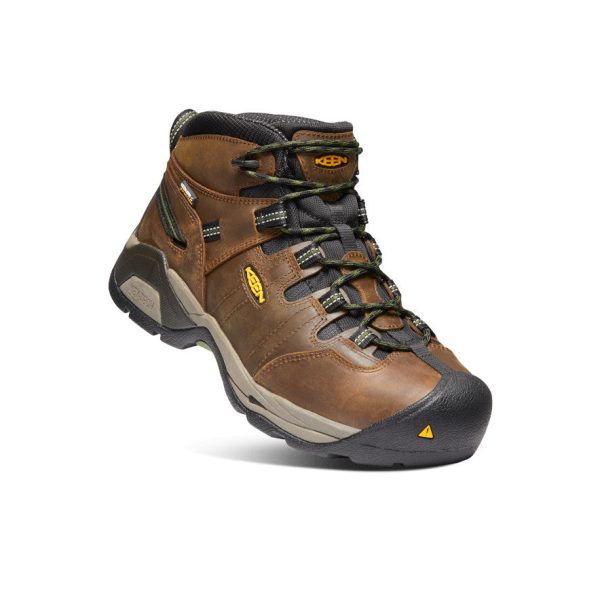 Men's Detroit XT Waterproof Boot (Steel Toe)  |  Cascade Brown/Bronze Green - Image 3