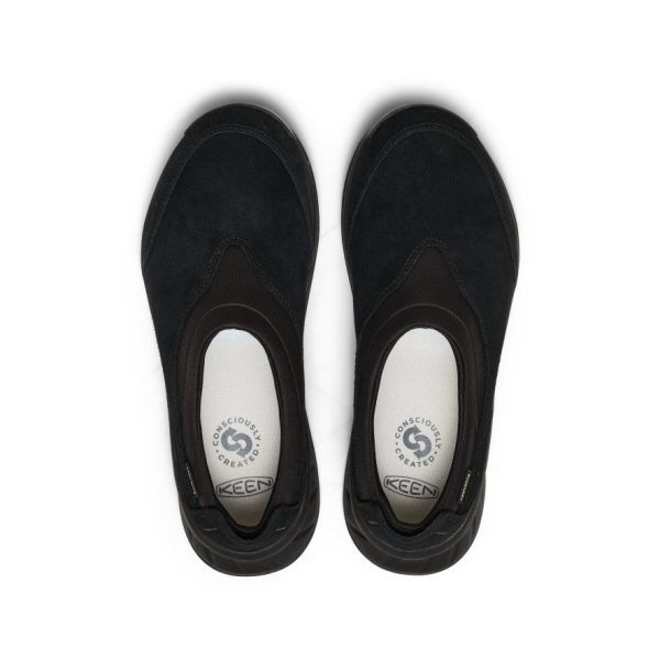 Women's TTS Moc Waterproof Sneaker  |  Black/Black - Image 4