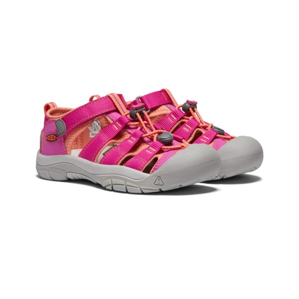 Big Kids' Newport H2  |  Verry Berry/Fusion Coral - Image 2