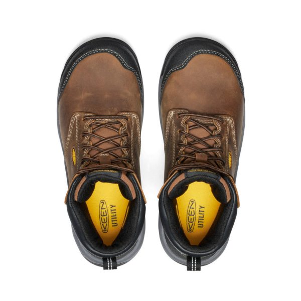 Women's Evanston 6 ESD Boot (Carbon Toe)  |  Bison/Black - Image 4