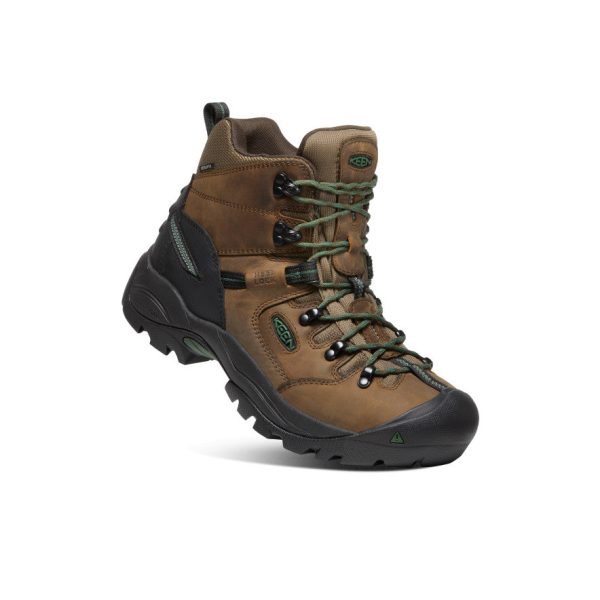 Men's Pittsburgh Energy 6 Waterproof Boot (Soft Toe)  |  Cascade Brown/Greener Pastures - Image 3