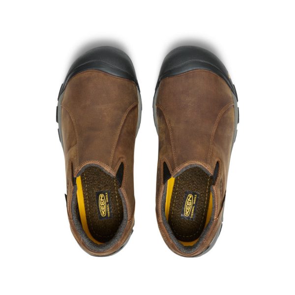 Men's Brixen Waterproof Shoe Wide  |  Slate Black/Madder Brown - Image 4