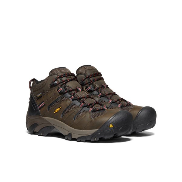 Men's Lansing Mid Waterproof (Steel Toe)  |  Cascade Brown/Brindle - Image 2