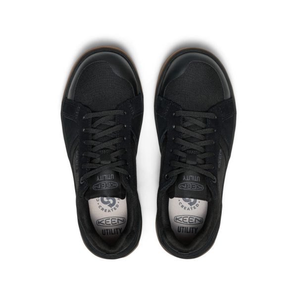 Women's Kenton Work Shoe (Carbon Toe)  |  Black/Gum - Image 4