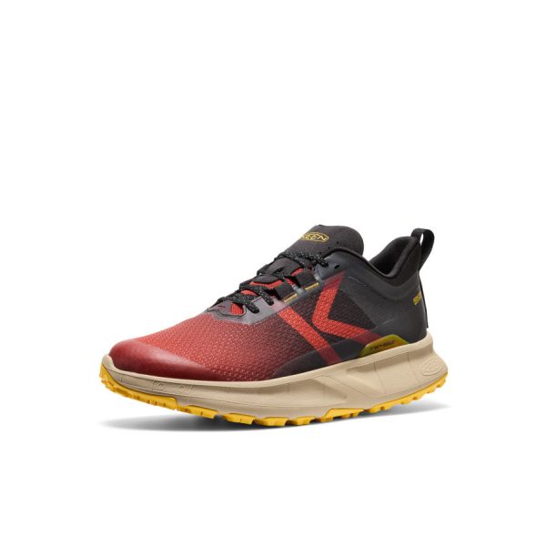 Men's 450 Dirt Waterproof Hiking Shoe  |  Red Ochre/Black - Image 3