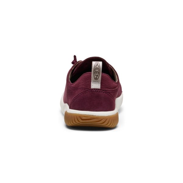 Big Kids' KNX Leather Sneaker  |  Fig/Star White - Image 5