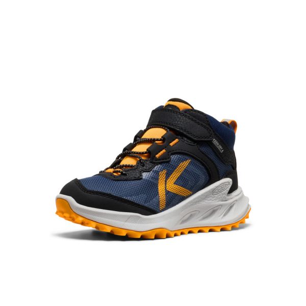 Little Kids' Zionic Waterproof Boot  |  Naval Academy/Bright Marigold - Image 3