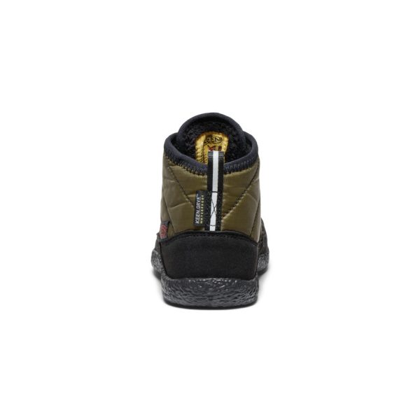 Little Kids' Howser II Waterproof Chukka  |  Dark Olive/Gold Flame - Image 5